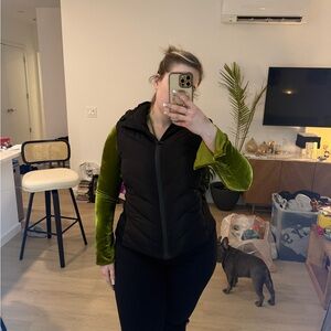 Women's Black gilet / body warmer